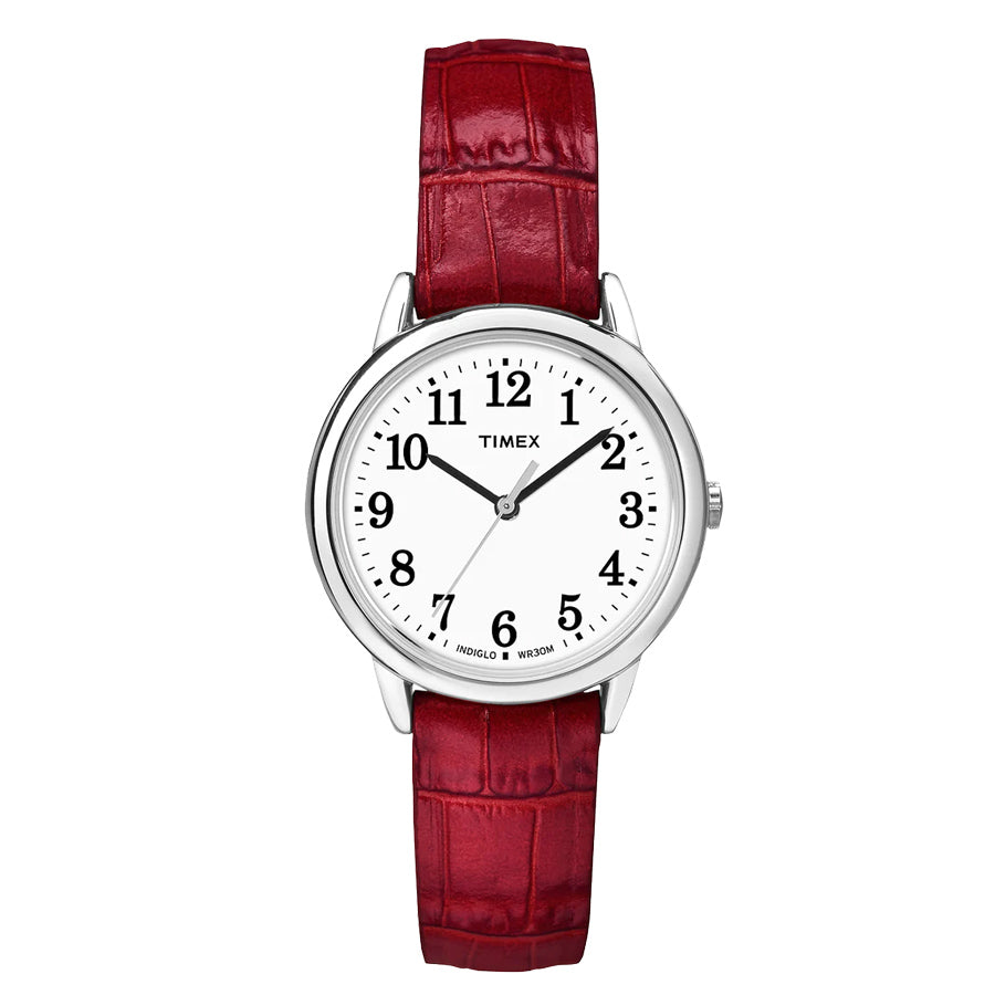 Timex Easy Reader 30mm Leather Strap Women's Watch