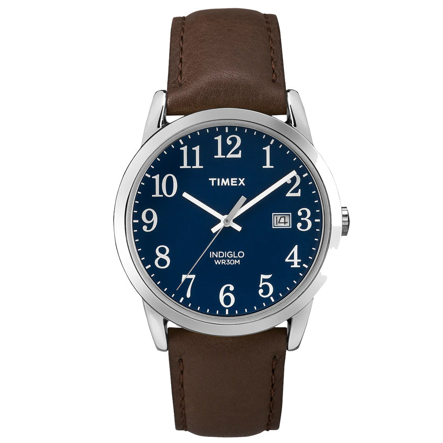 Timex Easy Reader 38mm Leather Strap Men's Watch