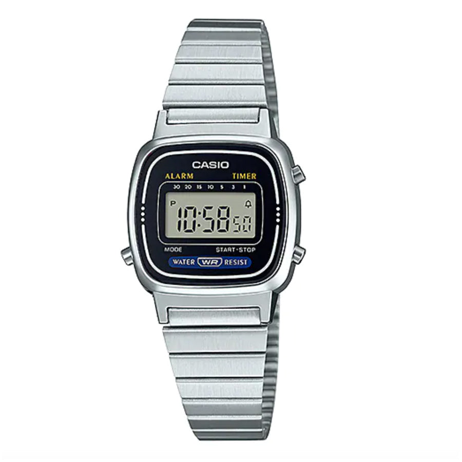 Casio Womens Retro Digital Watch - LA670WA-1DF