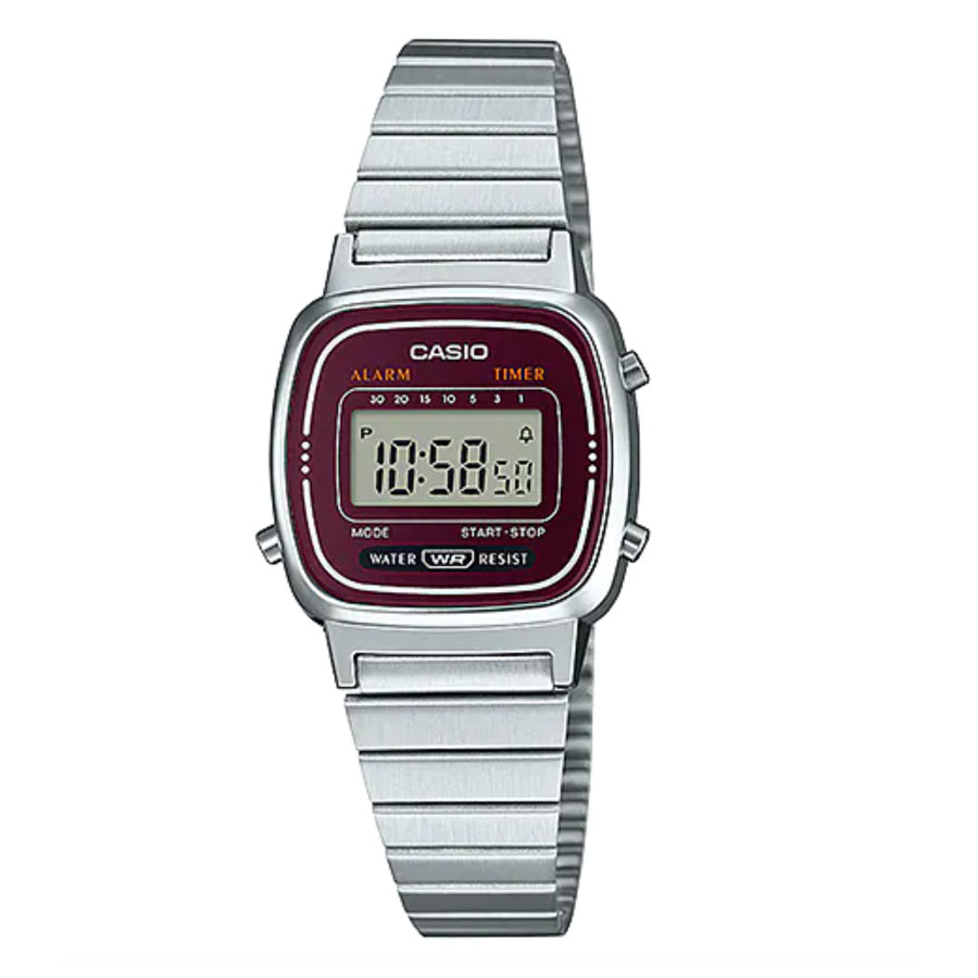 Casio Womens Retro Digital Watch - LA670WA-4SDF