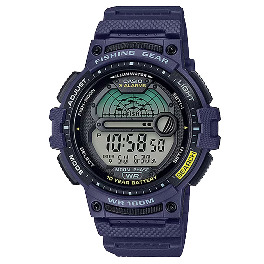 Casio Men's Digital Fishing Gear Watch WS1200H-2AV