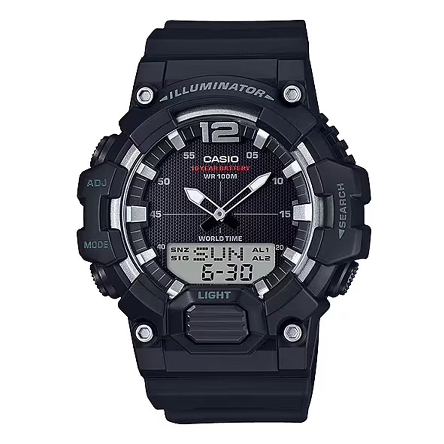 Casio Men's Analog-Digital World Time Watch HDC700-1AV