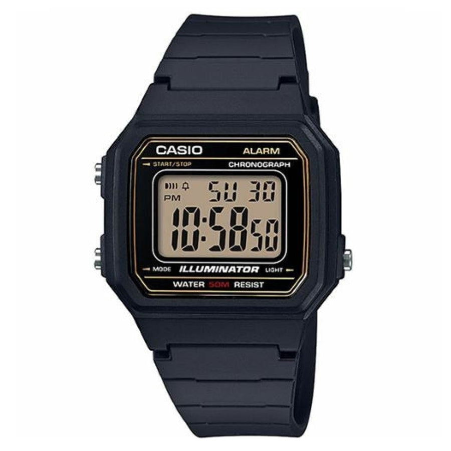 Casio Classic Digital Men's Watch Black/Gold - W217H-9AV
