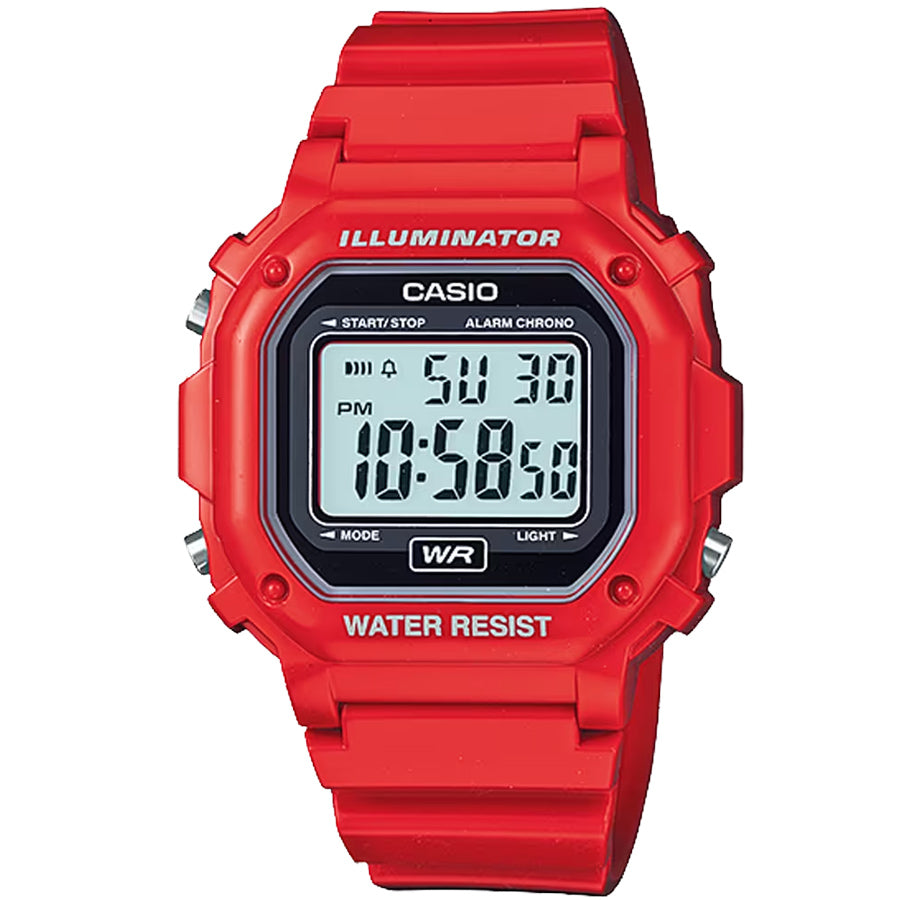 Casio Classic Unisex/Youth Watch Red F108WHC-4A