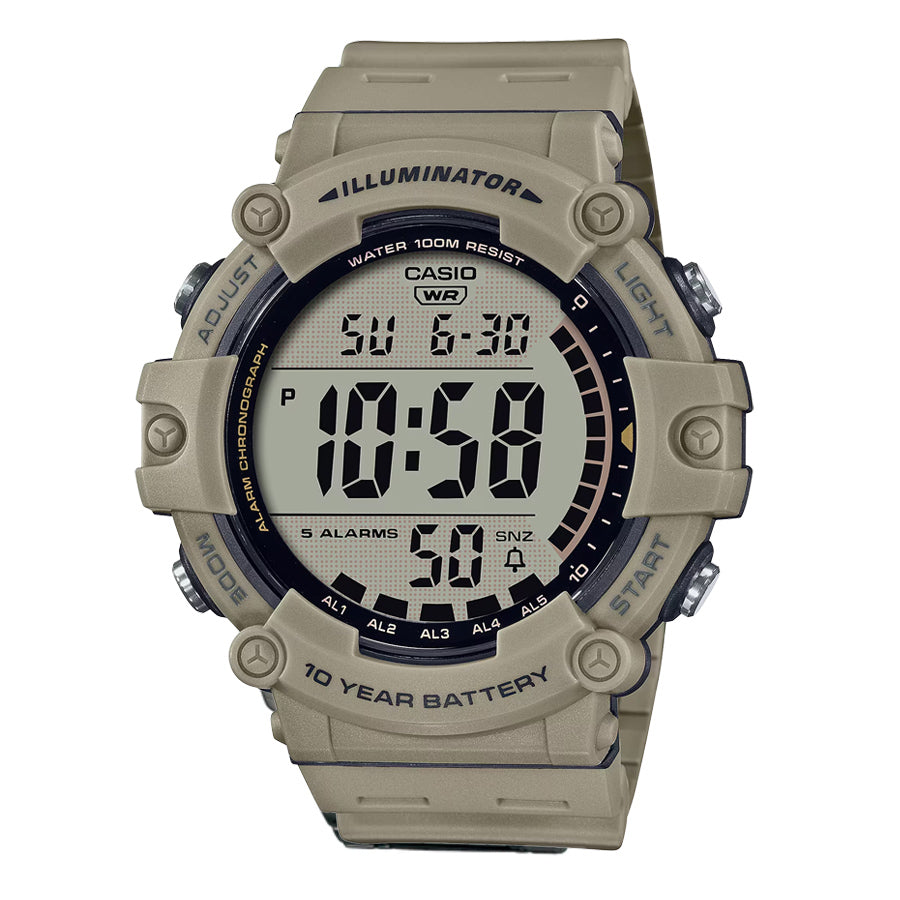 Casio Illuminator Digital Watch AE1500WH-5AV - Beige