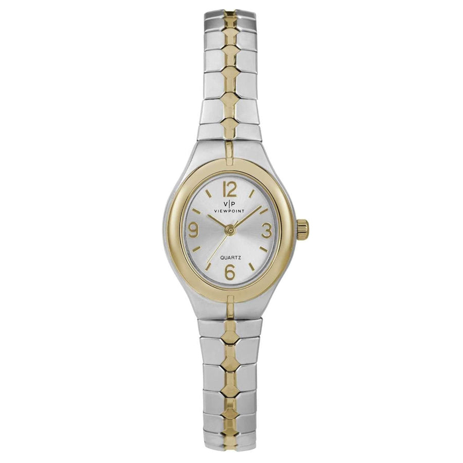 Timex Viewpoint Women's Two-Tone Stainless Steel Expansion Band Watch