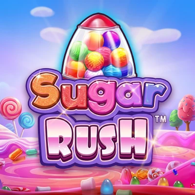 Sugar Rush cluster-pays slot tile in the Roobet game lobby